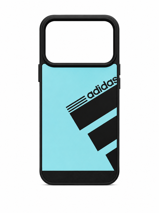 Adidas Aqua Blue Graphic Case for iPhone 17 Pro Max