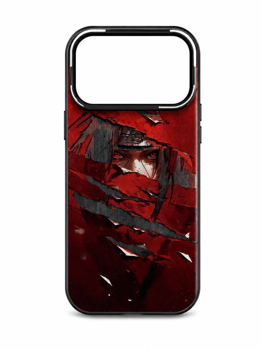 Naruto Itachi Uchiha Sharingan Red Anime Case for iPhone 17 Pro Max