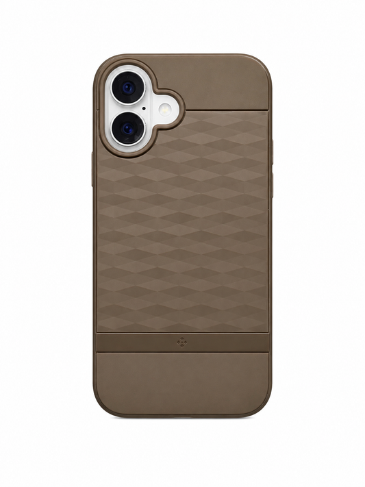 Caseology Parallax Magnetic Brown Case for iPhone 16