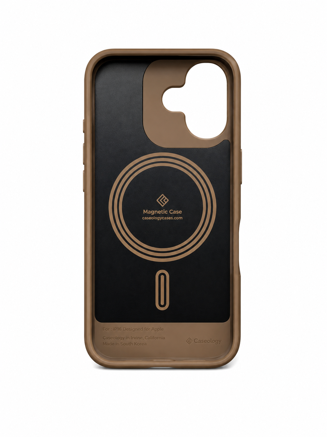 Caseology Parallax Magnetic Brown Case for iPhone 16