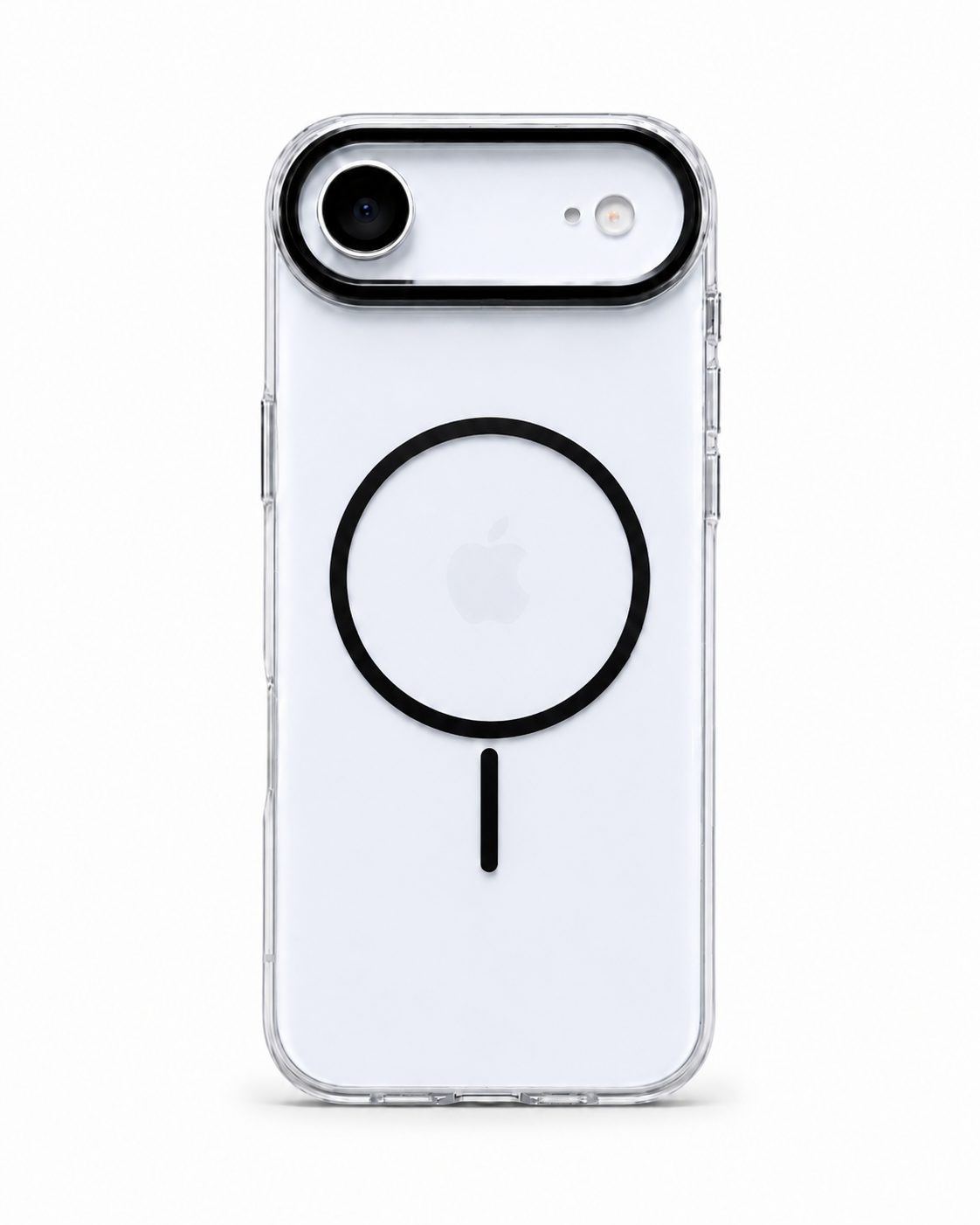 iPhone 17 Air Crystal Clear MagSafe Metal Camera Ring Case