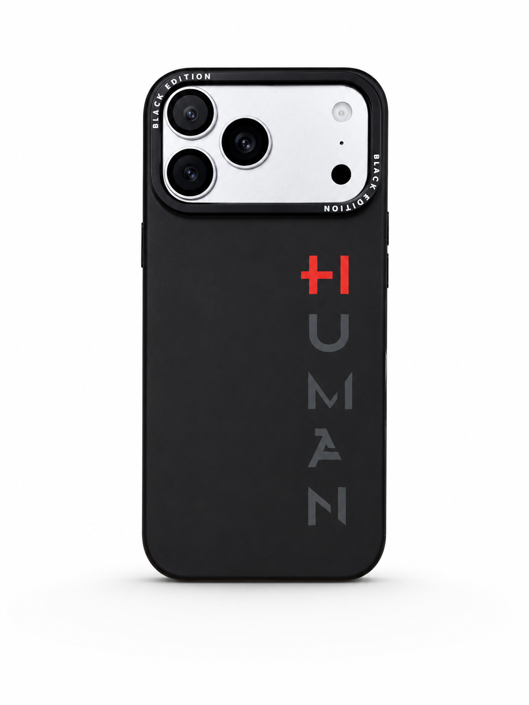 iPhone 17 Pro Max Human plus Black Edition Case