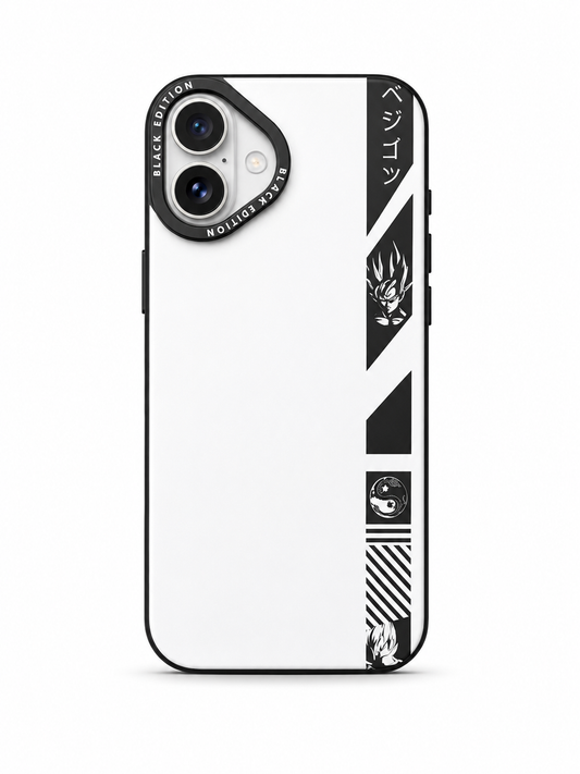 Goku Anime Black & White Edition Case for iPhone 16