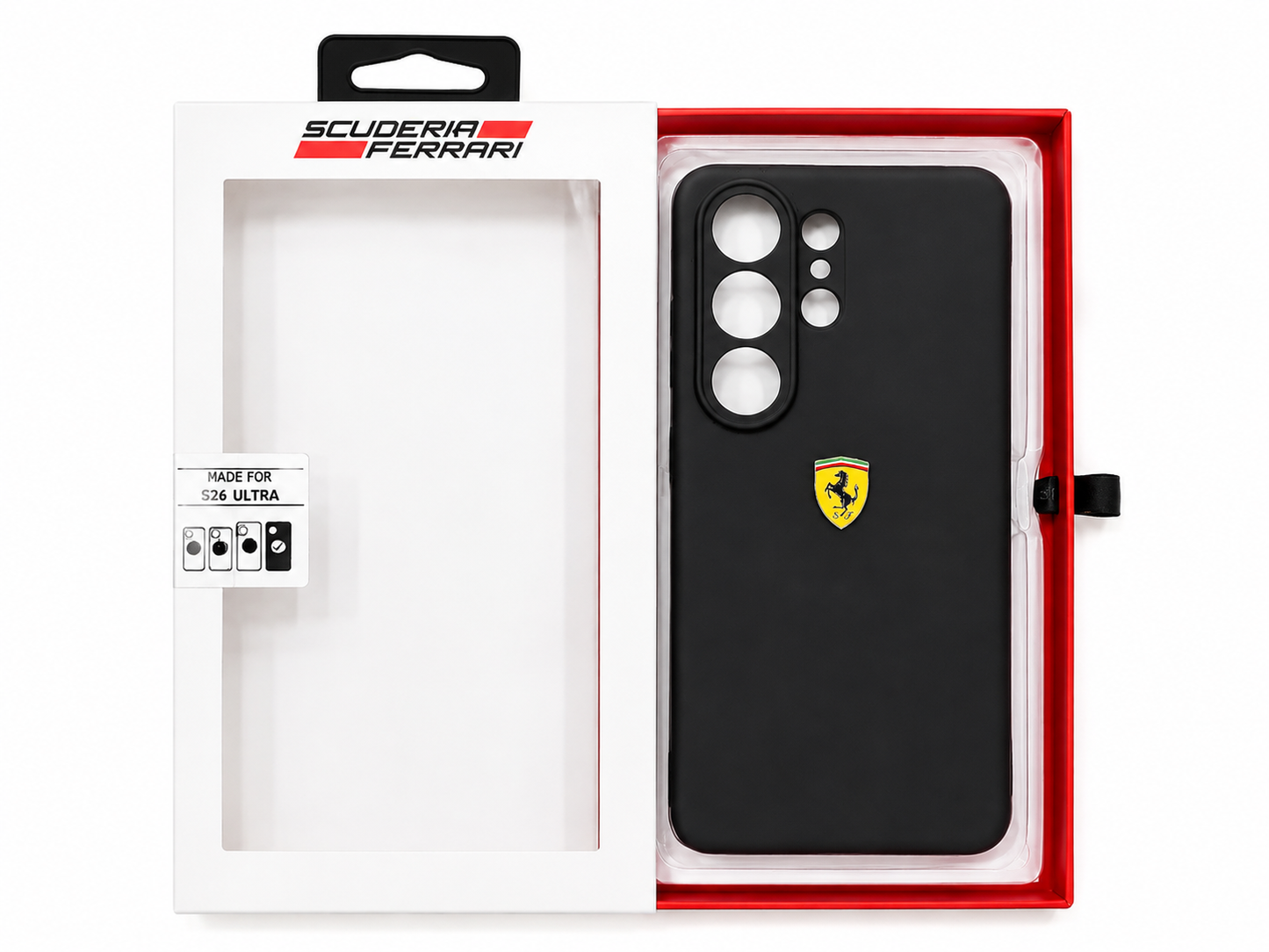 Scuderia Ferrari Silicone Case for Samsung Galaxy S26 Ultra