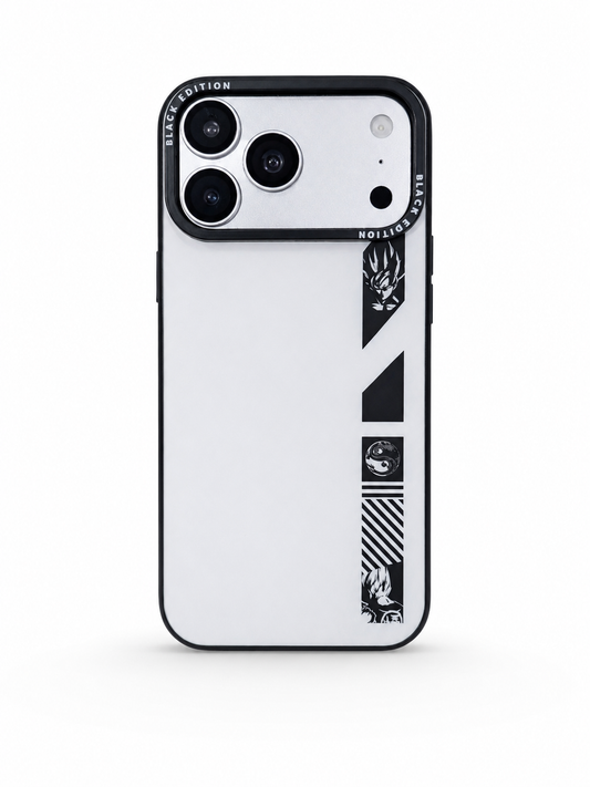 iPhone 17 Pro Anime goku Black & White Edition Case