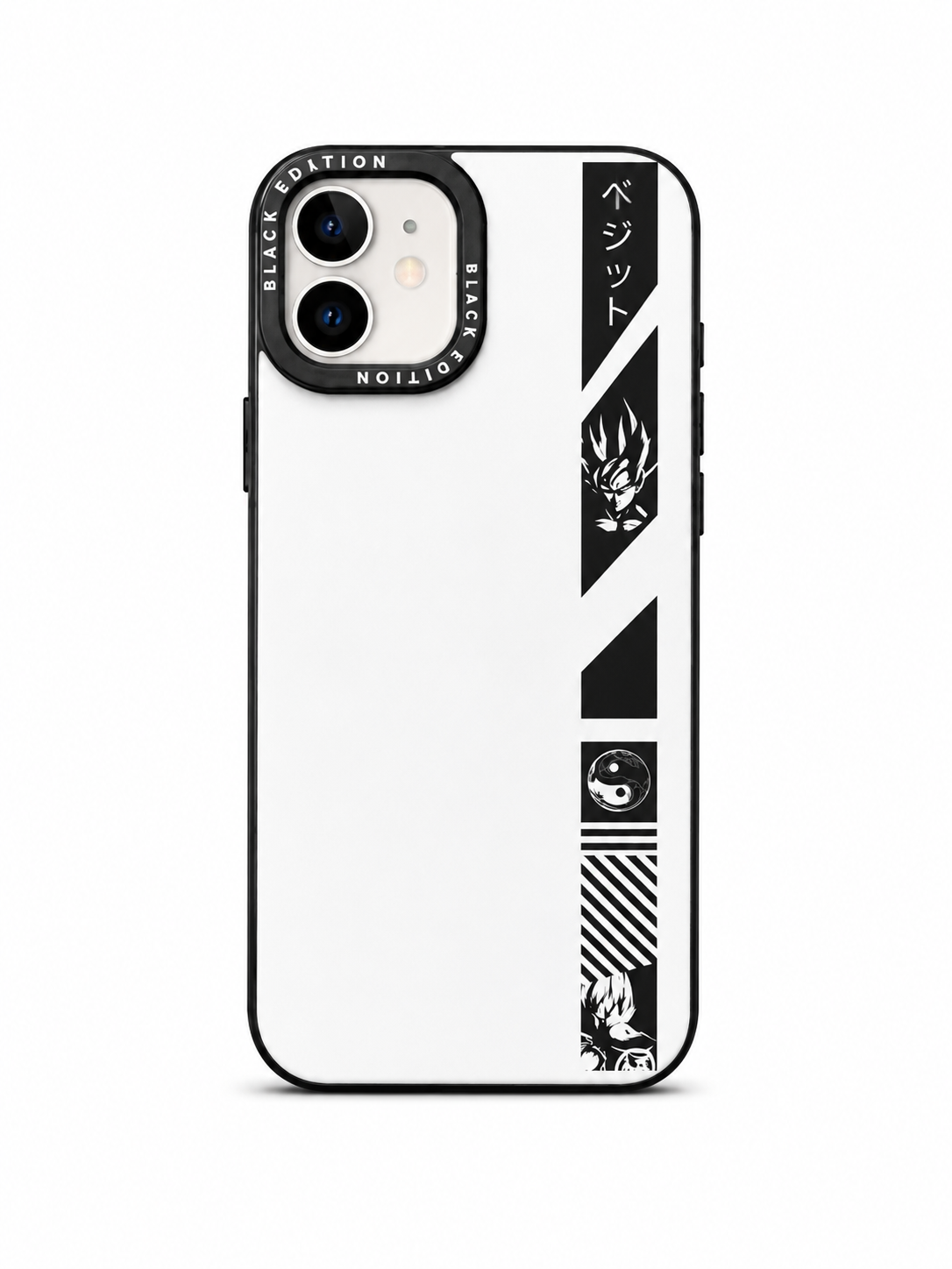 Goku Black & White Anime Case for iPhone 11