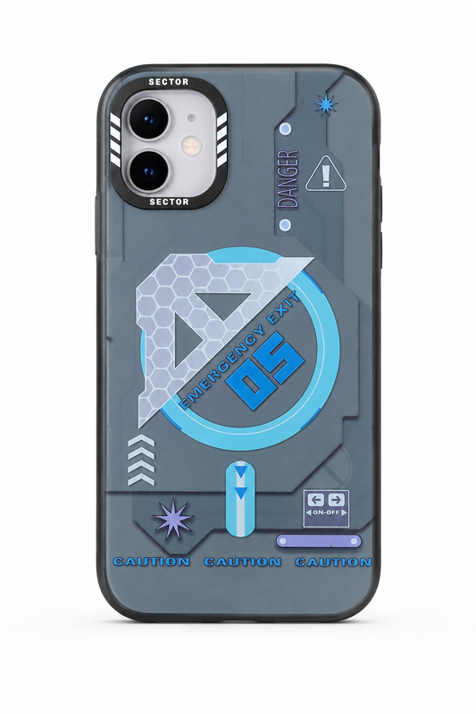 Futuristic Emergency Exit 05 Printed Case for iPhone 11 – Matte Protective Back Cover