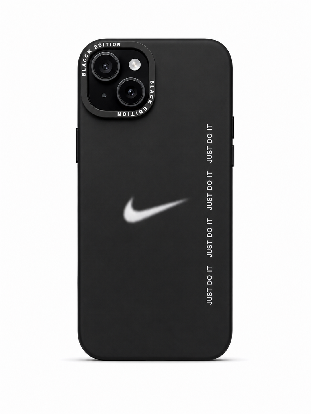 Nike Just Do It Black Edition Case for iPhone 15