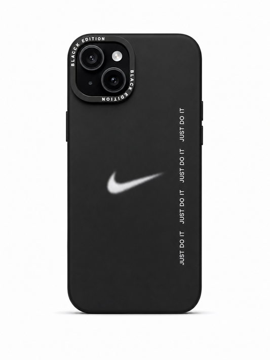 Nike Just Do It Black Case for iPhone 14