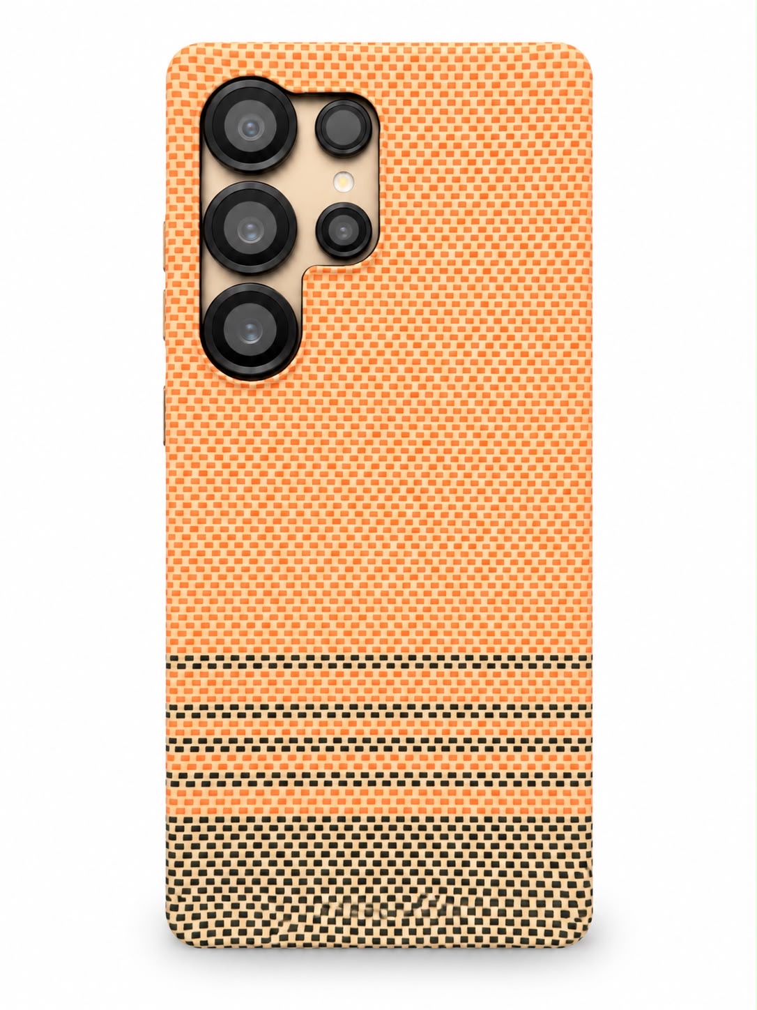 Samsung S25 Ultra Orange Stripe Weave Case