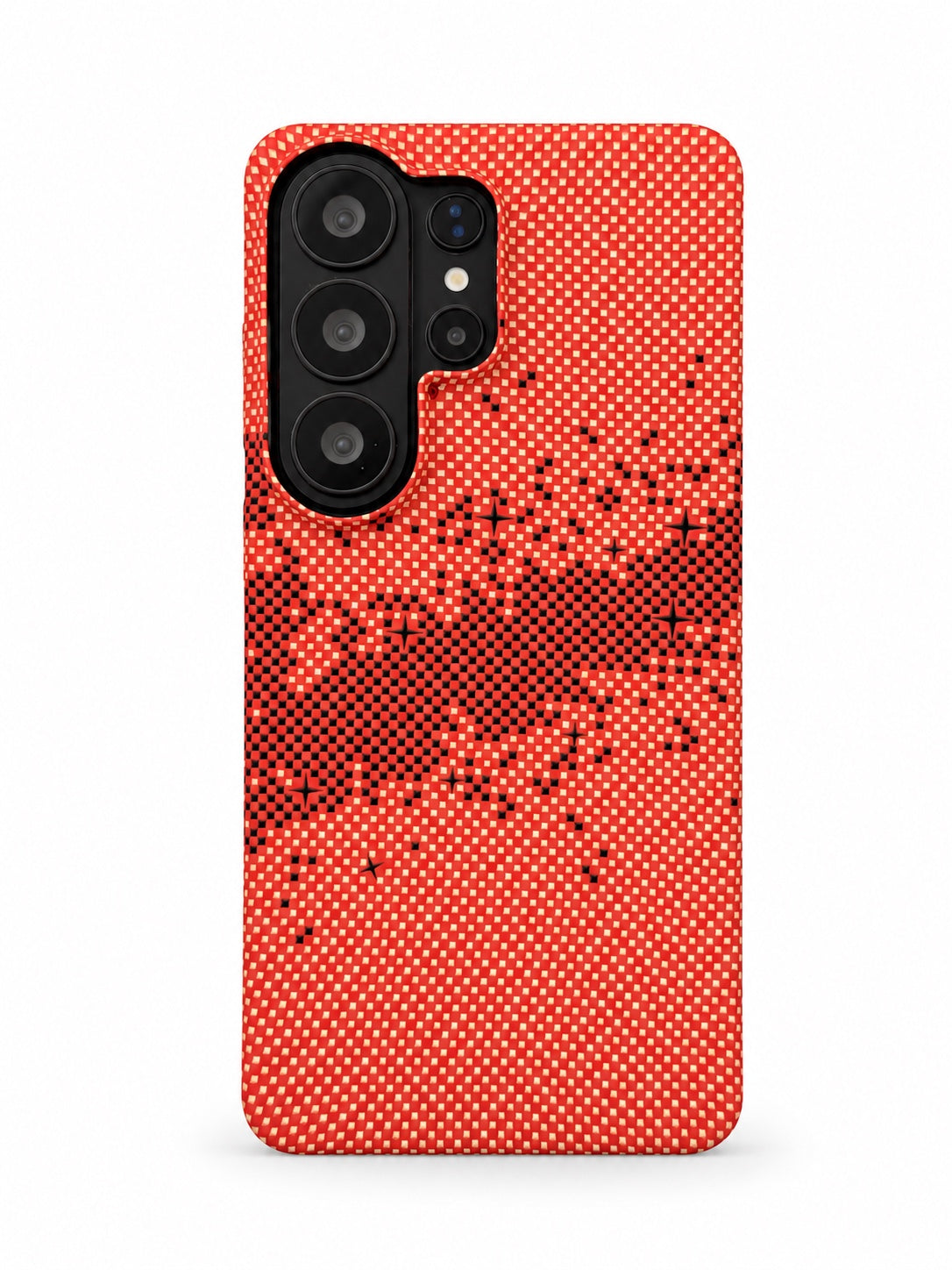 Samsung S26 Ultra red star carbon fiber phone case