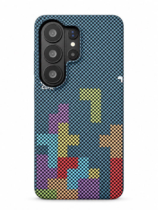 Samsung S26 Ultra tetris carbon fiber phone case