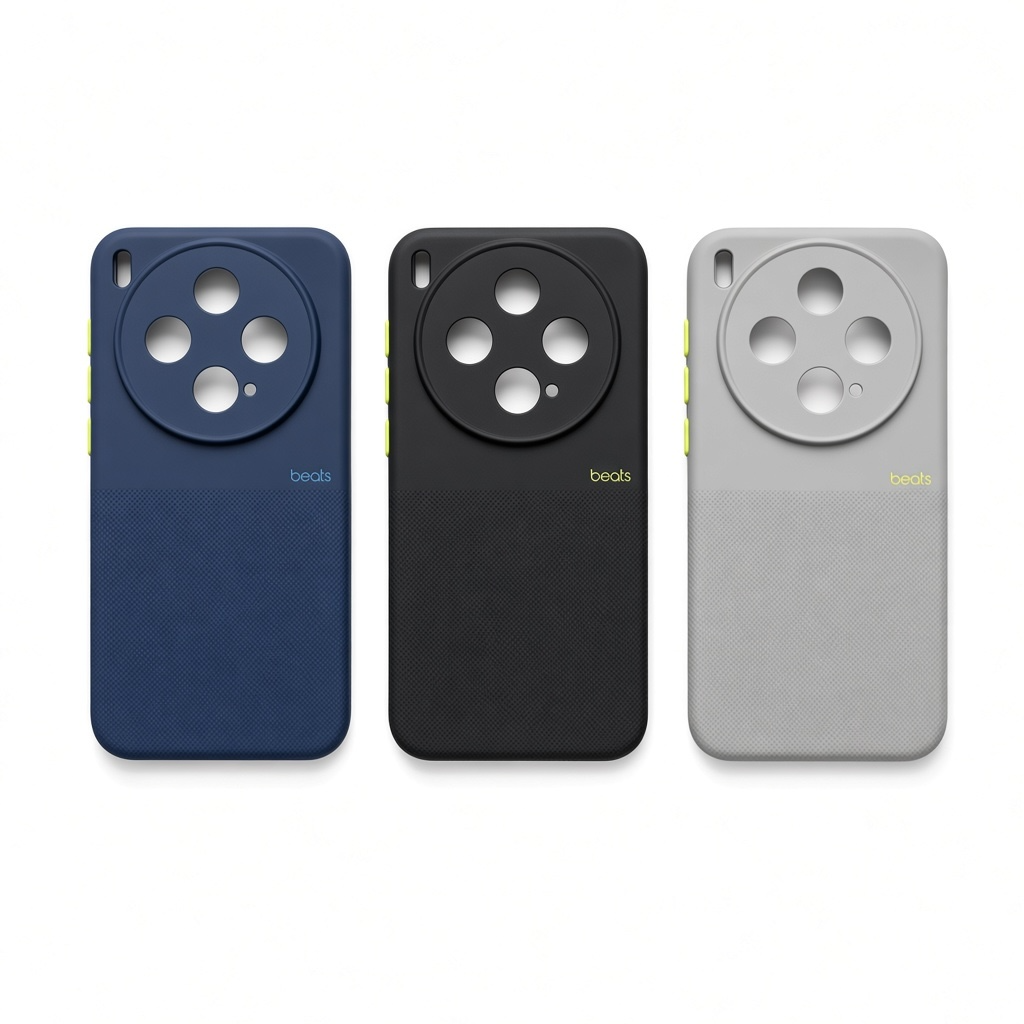 Vivo X300 phone case in blue black and grey variants